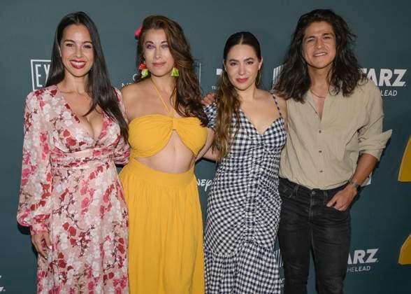 NALIP s 25th Anniversary Red Carpet Celebration 28 June 2024 - Hollywood, California - (L-R) Marta MÃndez Cross, Virginia Novello, Valeria Maldonado and Cristo Fernandez. NALIP s 25th Anniversary Red Carpet Celebration at NeueHouse Hollywood. Photo Credit: Billy Bennight AdMedia Hollywood California United States EDITORIAL USE ONLY  Copyright: xx BillyxBennightx admphotostwo892431