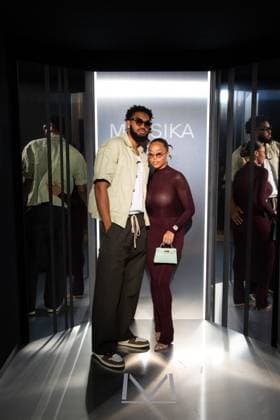 Photocall for the launch of the Second Opus of the Midnight Sun Haute Joaillerie collection by Messika at lHÃ tel de Crillon Jordyn Woods and Karl Anthony Towns at the photocall for the launch of the Second Opus of the Midnight Sun Haute Joaillerie collection by Messika at lHÃ tel de Crillon. Joaillerie Midnight Sun de la maison Messika Ã l HÃ tel de Crillon le 26 juin 2024 Messika via Bestimage Photocall for the launch of the Second Opus of the Midnight Sun Haute Joaillerie collection by Messika at the HÃ tel de Crillon on 26 June 2024 Paris France  Copyright: xMessikaxviaxBestimagexMessikaxviaxBestimagex