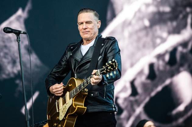 Canadian singer-songwriter and musician Bryan Adams performs at Tinderbox musicfestival in Odense, Denmark on Friday, June 28, 2024. (Photo: Helle Arensbak Ritzau Scanpix) , Odense Denmark Copyright: HellexArensbak HellexArensbakx spdk20240628-220454-L