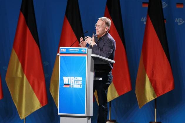 Essen, NRW, Deutschland, 30.06.2024: Grugahalle: 15. Bundesparteitag der AfD - Tag 2: Christian Blex Copyright: xdtsxNachrichtenagenturx dts_42804
