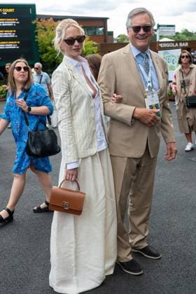 RECORD DATE NOT STATED Wimbledon tennis championships held at the All England Lawn Tennis & Croquet Club Featuring: Poppy Delevingne and Charles Delevingne Where: London, London, United Kingdom Credit: Ray Tang Cover Images **STRICTLY EDITORIAL USE ONLY** EDITORIAL USE ONLY. NOT FOR USE BY NEWSPAPERS BASED IN THE UK. Copyright: xx coverimg53898360