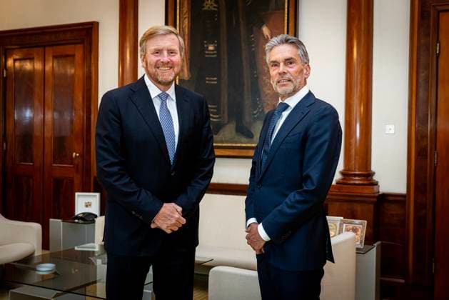 News Themen der Woche KW27 01-07-2024 HtB King Willem-Alexander during a meeting with the new Dutch prime minister Dick Schoof at palace Huis ten Bosch in The Hague. Â  Copyright: xPPEx