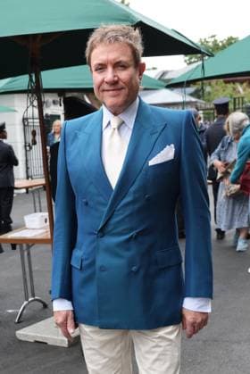 . 02 07 2024. London, United Kingdom. Simon Le Bon arriving on day two of the Wimbledon Tennis Championships in London.  xStephenxLockx xi-Imagesx IIM-25342-0002