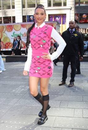 NEW YORK, NY- JULY 2: Kylie Cantrall seen at Good Morning America on July 2, 2024 in New York City. Copyright: xRWx