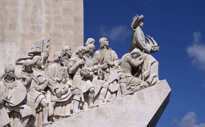 Monument to the Discoveries, Maritime Monument, Padrão dos Descobrimentos, Belém, Lisbon, Portugal, Europe *** Monument to The Discoveries, Maritime Monument, Padrão Dos Descobrimentos, Belém, Lisbon, Portugal, Europe Copyright: imageBROKER MichaelxWeber ibximw10916919.jpg