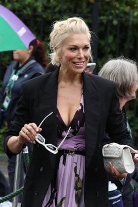 . 03 07 2024. London, United Kingdom. Hannah Waddingham arriving on day three of the Wimbledon Tennis Championships in London .  xStephenxLockx xi-Imagesx IIM-25345-0013