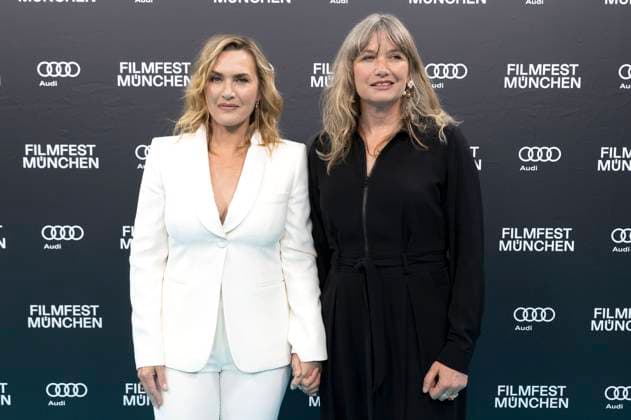 Kate Winslet und Kate Solomon bei der Premiere des Kinofilms Die Fotografin Lee und der Verleihung des Cinemerit Awards auf dem 41. Filmfest München 2024 im Deutschen Theater. München, 02.07.2024
