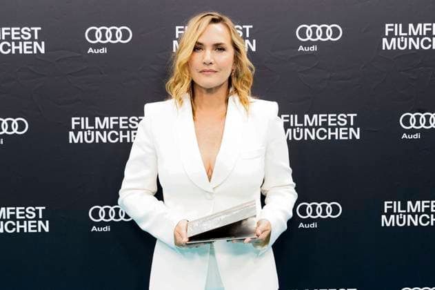 Kate Winslet bei der Premiere des Kinofilms Die Fotografin Lee und der Verleihung des Cinemerit Awards auf dem 41. Filmfest München 2024 im Deutschen Theater. München, 02.07.2024