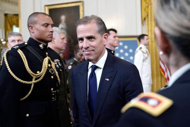 July 3, 2024, Washington, District Of Columbia, USA: Hunter Biden, son of United States President Joe Biden, attends a Medal of Honor Ceremony in the East Room of the White House in Washington, DC on July 3, 2024 Washington USA - ZUMAs152 20240703_faa_s152_029 Copyright: xYurixGripasx-xPoolxviaxCNPx