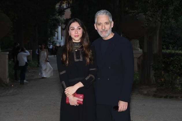 Premio Globo d Oro Verleihung in Rom Rome, German Academy Villa Massimo 64th edition of the Golden Globe, In the photo: Beppe Fiorello with his daughter  Copyright: xVincenzoxLandix xipa-agency.netx xVincenzoxLandix IPA_Agency_IPA47709701