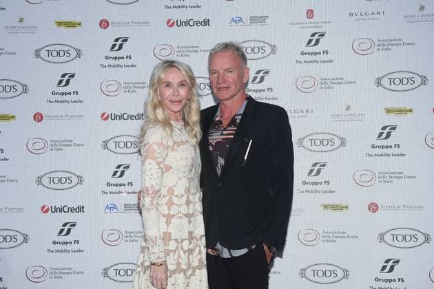 Premio Globo d Oro Verleihung in Rom Rome, German Academy Villa Massimo 64th edition of the Golden Globe, In the photo: Trudie Styler Sting  Copyright: xVincenzoxLandix xipa-agency.netx xVincenzoxLandix IPA_Agency_IPA47709827