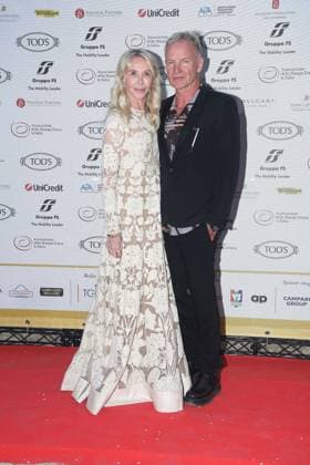 Entertainment Themen der Woche KW27 Entertainment Bilder des Tages Premio Globo d Oro Verleihung in Rom Rome, German Academy Villa Massimo 64th edition of the Golden Globe, In the photo: Trudie Styler Sting  Copyright: xVincenzoxLandix xipa-agency.netx xVincenzoxLandix IPA_Agency_IPA47709838