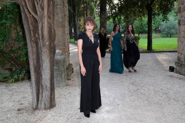 Rebecca Antonaci bei der 64. Verleihung der Globi d Oro 2024 in der Accademia Tedesca di Roma Villa Massimo. Rom, 03.07.2024