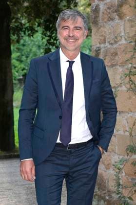 Beppe Convertini bei der 64. Verleihung der Globi d Oro 2024 in der Accademia Tedesca di Roma Villa Massimo. Rom, 03.07.2024