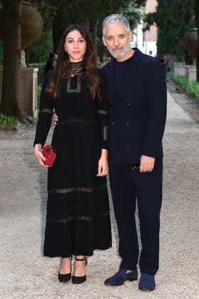 Beppe Fiorello mit Tochter Anita Fiorello bei der 64. Verleihung der Globi d Oro 2024 in der Accademia Tedesca di Roma Villa Massimo. Rom, 03.07.2024