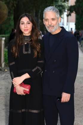 Beppe Fiorello mit Tochter Anita Fiorello bei der 64. Verleihung der Globi d Oro 2024 in der Accademia Tedesca di Roma Villa Massimo. Rom, 03.07.2024