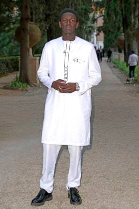 Seydou Sarr bei der 64. Verleihung der Globi d Oro 2024 in der Accademia Tedesca di Roma Villa Massimo. Rom, 03.07.2024