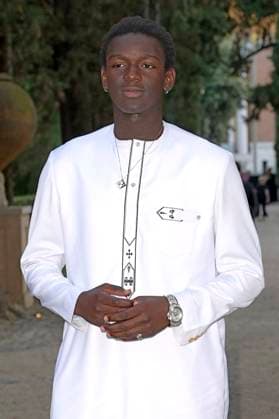 Seydou Sarr bei der 64. Verleihung der Globi d Oro 2024 in der Accademia Tedesca di Roma Villa Massimo. Rom, 03.07.2024