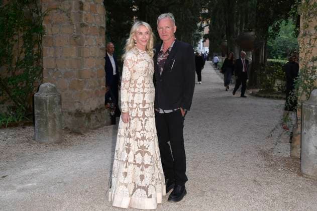 Trudie Styler mit Ehemann Sting bei der 64. Verleihung der Globi d Oro 2024 in der Accademia Tedesca di Roma Villa Massimo. Rom, 03.07.2024