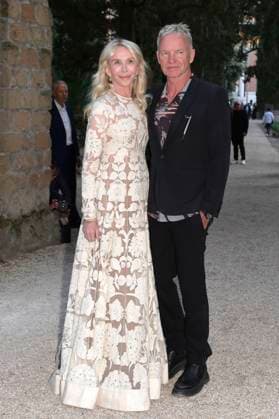 Trudie Styler mit Ehemann Sting bei der 64. Verleihung der Globi d Oro 2024 in der Accademia Tedesca di Roma Villa Massimo. Rom, 03.07.2024