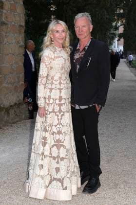 Trudie Styler mit Ehemann Sting bei der 64. Verleihung der Globi d Oro 2024 in der Accademia Tedesca di Roma Villa Massimo. Rom, 03.07.2024
