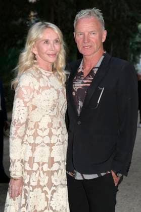 Trudie Styler mit Ehemann Sting bei der 64. Verleihung der Globi d Oro 2024 in der Accademia Tedesca di Roma Villa Massimo. Rom, 03.07.2024