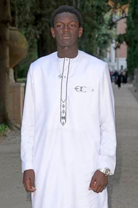 Seydou Sarr bei der 64. Verleihung der Globi d Oro 2024 in der Accademia Tedesca di Roma Villa Massimo. Rom, 03.07.2024