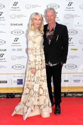 Trudie Styler mit Ehemann Sting bei der 64. Verleihung der Globi d Oro 2024 in der Accademia Tedesca di Roma Villa Massimo. Rom, 03.07.2024