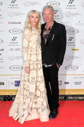 Trudie Styler mit Ehemann Sting bei der 64. Verleihung der Globi d Oro 2024 in der Accademia Tedesca di Roma Villa Massimo. Rom, 03.07.2024