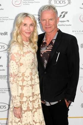 Trudie Styler mit Ehemann Sting bei der 64. Verleihung der Globi d Oro 2024 in der Accademia Tedesca di Roma Villa Massimo. Rom, 03.07.2024