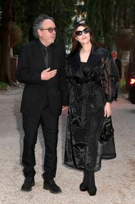 Tim Burton mit Partnerin Monica Bellucci bei der 64. Verleihung der Globi d Oro 2024 in der Accademia Tedesca di Roma Villa Massimo. Rom, 03.07.2024