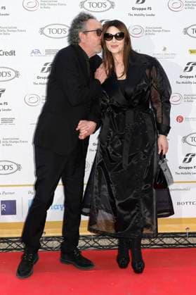 Tim Burton mit Partnerin Monica Bellucci bei der 64. Verleihung der Globi d Oro 2024 in der Accademia Tedesca di Roma Villa Massimo. Rom, 03.07.2024