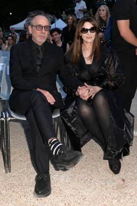 Tim Burton mit Partnerin Monica Bellucci bei der 64. Verleihung der Globi d Oro 2024 in der Accademia Tedesca di Roma Villa Massimo. Rom, 03.07.2024