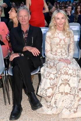 Sting mit Ehefrau Trudie Styler bei der 64. Verleihung der Globi d Oro 2024 in der Accademia Tedesca di Roma Villa Massimo. Rom, 03.07.2024