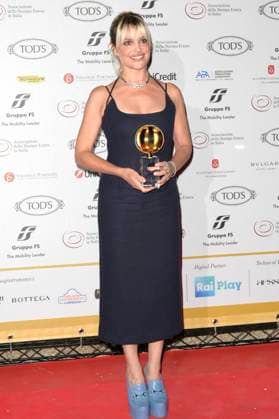 Micaela Ramazzotti bei der 64. Verleihung der Globi d Oro 2024 in der Accademia Tedesca di Roma Villa Massimo. Rom, 03.07.2024