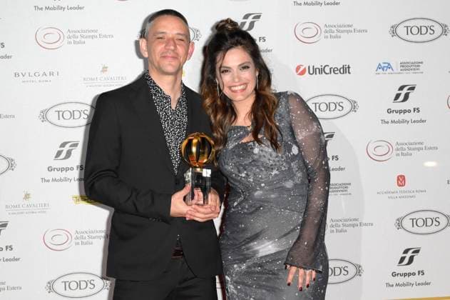 Davide Pavanello und Margherita Vicario bei der 64. Verleihung der Globi d Oro 2024 in der Accademia Tedesca di Roma Villa Massimo. Rom, 03.07.2024