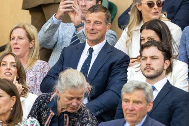 Bear Grylls watches tennis from the Royal Box on the fourth day of the Wimbledon tennis championships held at the All England Lawn Tennis & Croquet Club. Featuring: Bear Grylls Where: London, London, United Kingdom When: 04 Jul 2024 Credit: Ray Tang Cover Images **STRICTLY EDITORIAL USE ONLY** EDITORIAL USE ONLY. NOT FOR USE BY NEWSPAPERS BASED IN THE UK. Copyright: xx coverimg53920785
