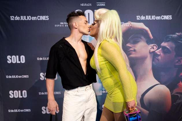 Bilder des Jahres 2024, Entertainment 07 Juli Entertainment Themen der Woche KW27 Entertainment Bilder des Tages July 4, 2024, Madrid, Spain: Venedita Von Dash and Vania Vainila attend the Solo Photocall in Madrid. Madrid Spain - ZUMAs197 20240704_aab_s197_066 Copyright: xNachoxLopezx