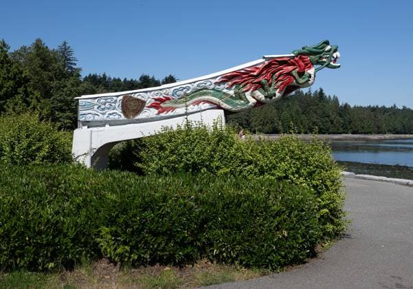 Vancouver CAN, Kanada Canada, Urlaubseindruecke und Sehenswuerdigkeiten, Vancouver, Downtown, 04.07.2024. Eine chinesische Gedenkfigur im Stanley Park. CAN, Kanada Canada, Urlaubseindruecke und Sehenswuerdigkeiten, Vancouver, Downtown, 04.07.2024. Copyright: xEibner-Pressefoto HeikexFeinerx EP_HFR