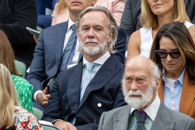 Marcus Wareing watch centre court tennis on the fifth day of the Wimbledon tennis championships held at the All England Lawn Tennis & Croquet Club Featuring: Marcus Wareing Where: London, United Kingdom When: 05 Jul 2024 Credit: Ray Tang Cover Images **STRICTLY EDITORIAL USE ONLY** EDITORIAL USE ONLY. NOT FOR USE BY NEWSPAPERS BASED IN THE UK. Copyright: xx coverimg53923321