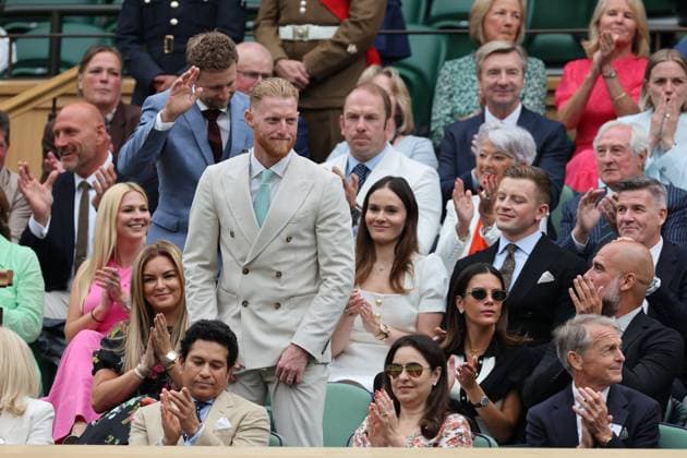 . 06 07 2024. London, United Kingdom. Sporting stars in the Royal Box on day six of the Wimbledon Tennis Championships in London.  xStephenxLockx xi-Imagesx IIM-25356-0029