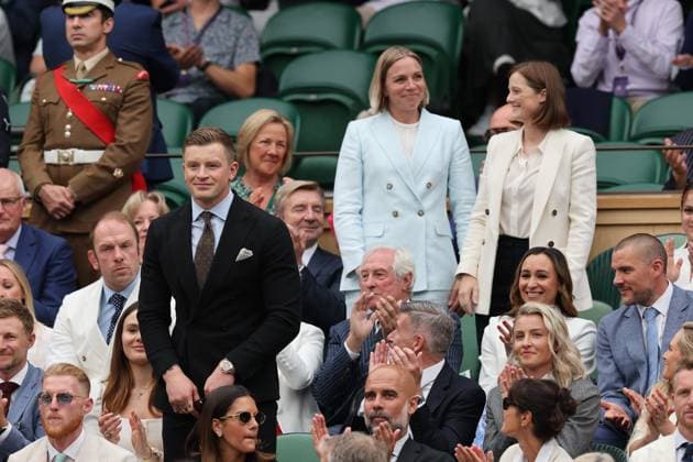 . 06 07 2024. London, United Kingdom. Sporting stars in the Royal Box on day six of the Wimbledon Tennis Championships in London.  xStephenxLockx xi-Imagesx IIM-25356-0038