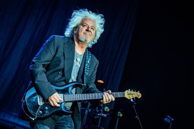 Entertainment Themen der Woche KW27 Toto live in Aarhus, Denmark Aarhus, Denmark. 05th, Juli 2024. The American rock band Toto performs a live concert at Tivoli Friheden in Aarhus. Here guitarist Steve Lukather is seen live on stage. Aarhus Denmark  Copyright: xGonzalesxPhoto SebastianxDammarkx