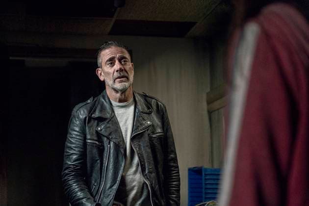 The Walking Dead (2010-, Season 10) - filmstill Jeffrey Dean Morgan as Negan, Cassady McClincy as Lydia The Walking Dead (2010-, Season 10, Episode 15, The Tower ) - - - EDITORIAL USE ONLY Copyright: xJacexDownsx