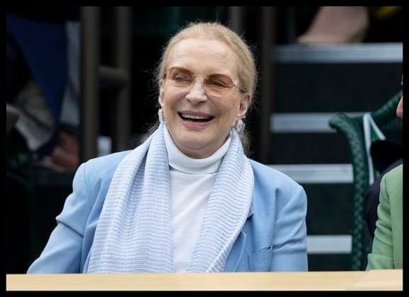 . 08 07 2024. London, United Kingdom. Princess Michael of Kent in the Royal Box on day eight of the Wimbledon Tennis Championships in London.  xStephenxLockx xi-Imagesx IIM-25360-0048