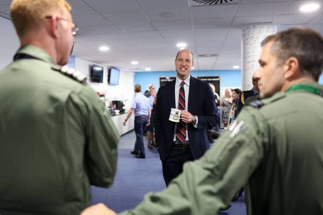 Entertainment Themen der Woche KW28 Entertainment Bilder des Tages . 09 07 2024. Holyhead, United Kingdom. Prince William during a visit to RAF Valley in Holyhead, Wales, United Kingdom. The Prince spent three years stationed at RAF Valley whilst serving as an RAF Search and Rescue pilot between 2010 and 2013.  xPoolx xi-Imagesx IIM-25367-0024