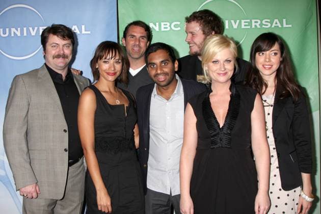 arriving at the 2010 Winter NBC TCA Party Amy Poehler, Parks & Recreation Cast.arriving at the 2010 Winter NBC TCA Party .Langford Hotel.Pasadena, CA.January 10, 2010.2010 Kathy Hutchins Hutchins Photo.... Pasadena CA USA EDITORIAL USE ONLY Copyright: xx KathyxHutchinsx khphotos305978