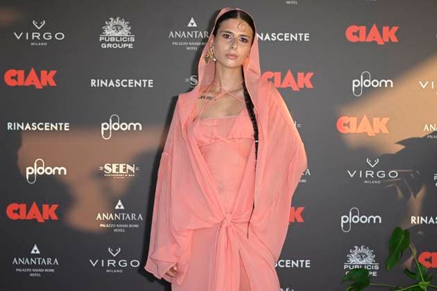 Ciak d Oro 2024 tv series in Rome, Italy - 09 Jul 2024 Nicole Rossi attends the Ciak d Oro 2024 tv series at Anantara Palazzo Naiadi Hotel. Rome Italy Copyright: xMarioxCartellix xSOPAxImagesx Nicole Rossi (2)