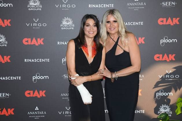 Rome, Hotel Anantara Palazzo Naiadi Ceremony of the Ciak d Oro TV Series 2024 , In the photo: Donatella Finocchiaro Tiziana Rocca  Copyright: xVincenzoxLandix xipa-agency.netx xVincenzoxLandix IPA_Agency_IPA47866175
