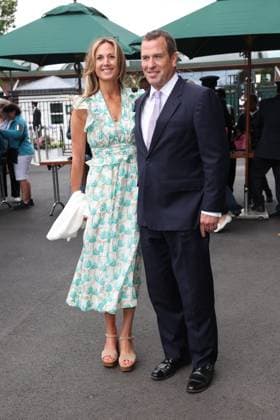 . 10 07 2024. London, United Kingdom. Peter Phillips and Harriet Sperling arriving on day ten of the Wimbledon Tennis Championships in London.  xStephenxLockx xi-Imagesx IIM-25368-0025